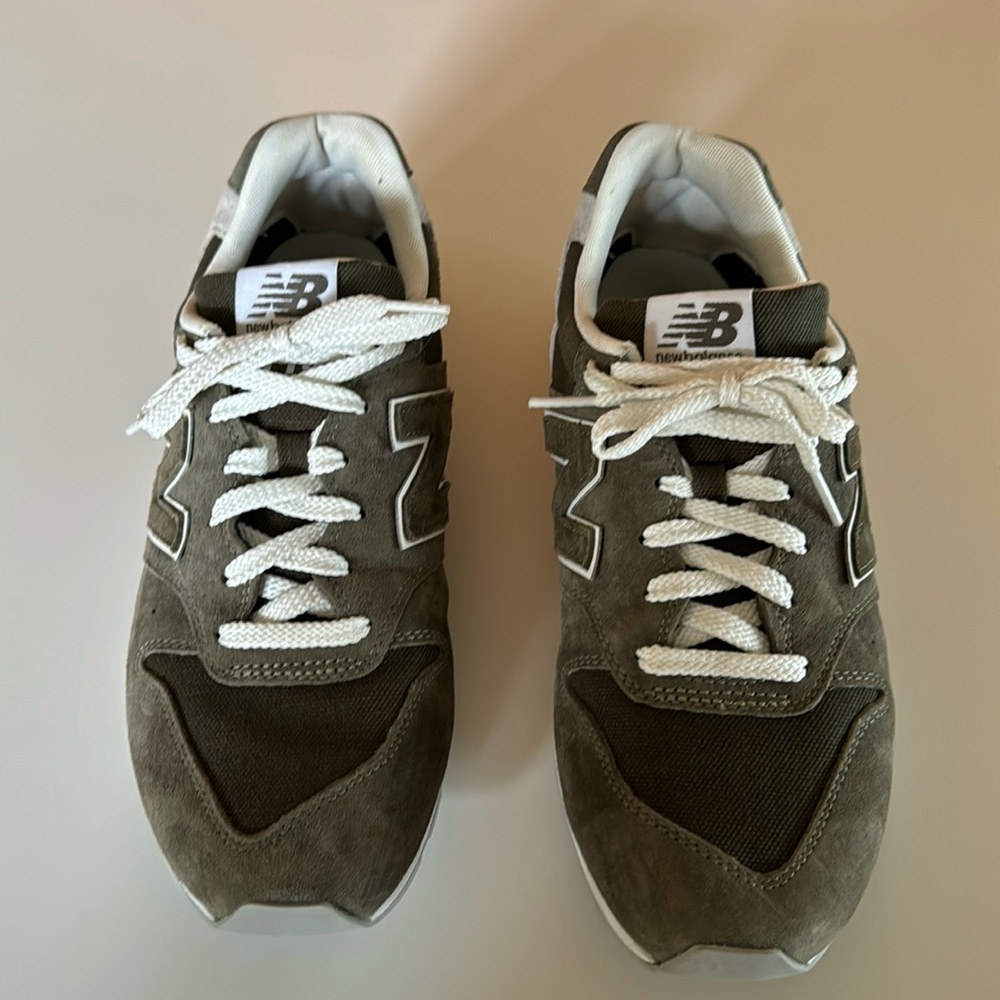 New Balance Men's Green and Gray Trainers 996 SIZE 8